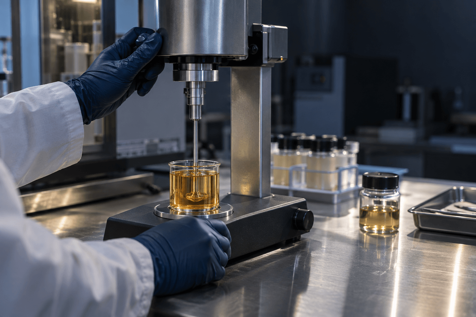 Laboratory test instrument detail