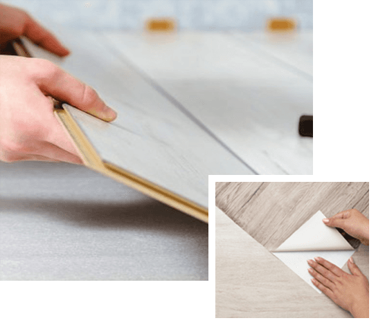 Flooring adhesive application